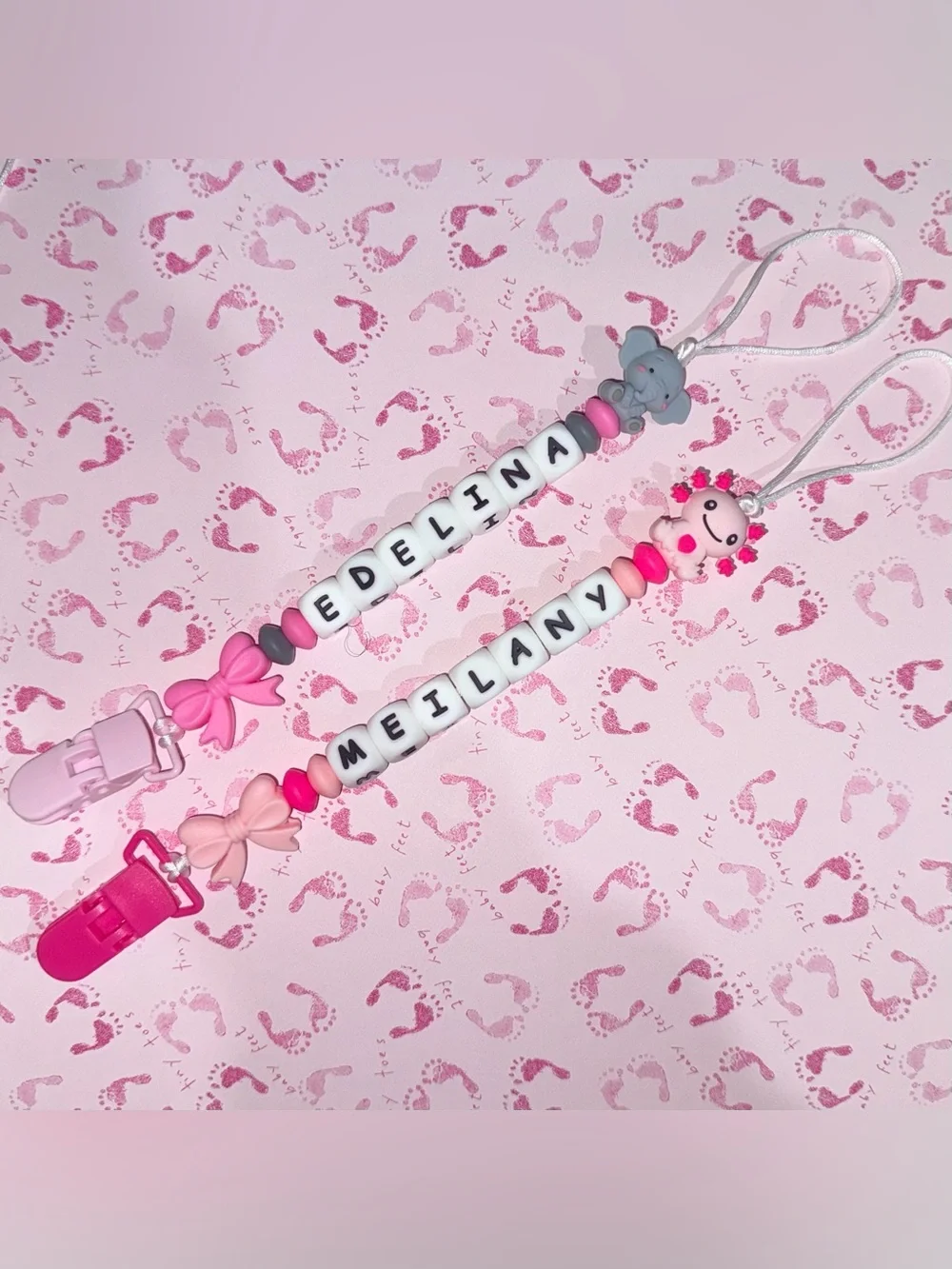 Personalized Blue & Green Kids Pacifier Clip - Ryder